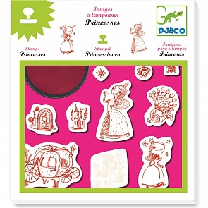 Набор штампов Принцессы (Djeco, 08810k)